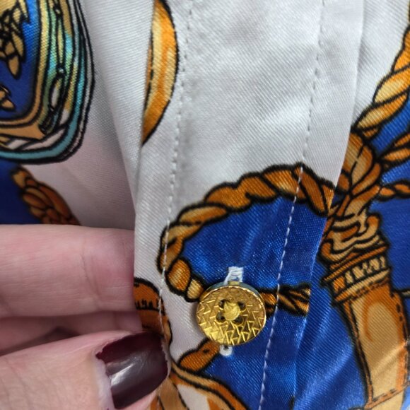 Ace of Diamond Long Sleeve Button Down Men's Shirt Large - Picture 5 of 7